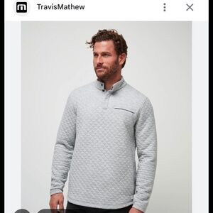 TRAVIS MATHEW—3/4 Zip Shirt - size XL, Great condition!!